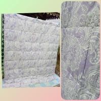 ราคา ผ้านวมขนเป็ด ผ้านาโนกันไรฝุ่น 5.5 ฟุต มือสอง(ทำความสะอาดแล้วค่ะ) (3064142184)