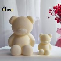 ราคา Kaleidoscope ตําแหน่งนั่งของเล่นหมีซิลิโคนเทียนแม่พิมพ์สําหรับ Handmade พลาสเตอร์น่ารักหมีฉีด Mould ตกแต่งบ้าน Nice (57959777906)