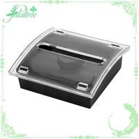 ราคา fulaltreePop-Up Notes Dispenser ฐานสีดํา Clear Top Sticky Notes สําหรับ 3x3 นิ้ว Sticky Notes School Home อุปกรณ์เสริม (45811773705)