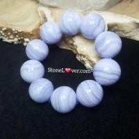ราคา BluelaLaceAgate/สร้อยข้อมือหินบลูเลชอาเกต/บลูเลชอาเกต (11605237014)