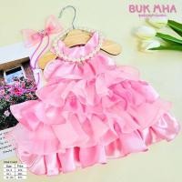 ราคา ชุดกระโปรงระบายเป็นชั้นๆสีชมพู สำหรับน้องหมาน้องแมว (28178677996)