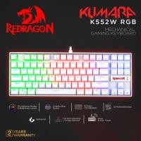 ราคา REDRAGON Reddragon K552W-RGB Gaming Keyboard Mechanical RGB KUMARA WHITE (45554920446)