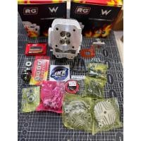 ราคา ฝาสูบ RG 4 วาล์วพร้อมอุปกรณ์ขนาดวาล์ว 19/22 New V3.ตัวล่าสุด ลูก58-60 มิล WAVE125(ทุกรุ่น)WAVE125//S// MSX/WAVE125-I NEW (24442945178)