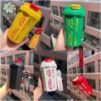 ราคา แก้วเก็บความเย็น แก้วโค้ก พร้อมสาย 420 ml มี5สี (20470631428)