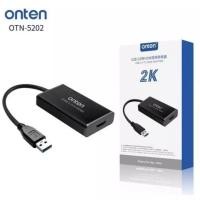 ราคา ONTEN สายแปลง USB 3.0 TO HDMI Display Adapter ตัวแปลงสัญญาณ USB AM เป็น HDMI 1080P (43365446705)
