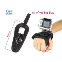 ราคา 360 Degree Rotating Globe Style Wrist Strap Band Mount Hand Palm Belt Lanyard Holder with Screw for GoPro Hero SJCam YI (22556096642)
