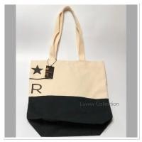 ราคา New 2017 Starbucks Reserve R Black/White Tote Bag / Handbag..... (1522738648)