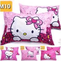 ราคา ปลอกหมอน Pillowcase (2 ผืน) ลายคิตตี้ ผ้า Cotton หนานุ่ม สีไม่ตก ไม่เป็นขุย พร้อมส่ง (14847033007)