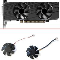 ราคา 47 มม.2pin 3pin FS1250-S2053A FS1250-A1042A6FL 0.19A GeForce GTX 1650 GPU FAN สําหรับ Gigabyte GeForce GTX 1650 D6 OC Low Profile 4G (54359659348)