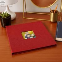 ราคา AUGUSTINA อัลบั้มภาพกาวในตัว, ปกผ้าลินิน 20 แผ่น DIY Photo Book, Keepsake Album ความจุขนาดใหญ่พร้อม Window Square Photobook Album Baby Photobook Photos (53202072006)