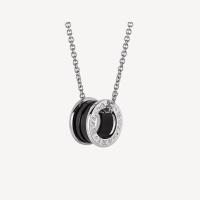 ราคา Bvlgari Save the Children Necklace Silver&BlackCeramic (28873867830)