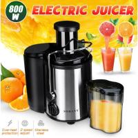 ราคา เครื่องคั้นน้ำผลไม้ พลังงานสูง 800W ไม่ต้องกรองกาก ปรับความเร็วได้ 2 ระดับ เครื่องสกัดน้ำผลไม้ เครื่องแยกกาก (9238581259)