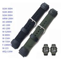 ราคา สายนาฬิกาข้อมือไนล่อน 18 มม. แบบเปลี่ยน สําหรับ Casio G-SHOCK AE1200WH 1300 AQ-S810W SGW-300H 400 500 AEQ-110W (22880709090)