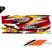 ราคา สติ๊กเกอร์ เวฟ 125s แต่งสวย honda wave 125s ปี 2003 รุ่น 3 สีแดง (เคลือบเงา) (7336052818)