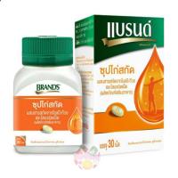 ราคา Brand's แบรนด์ ใบแป๊ะก๊วยและโสม (ส้ม) Brand's แบรนด์ซุปไก่สกัดผสมสารสกัดจากใบแป๊ะก๊วยและโสม 30 เม็ด (842499184)