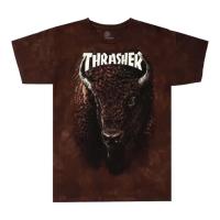 ราคา Thrasher x The Mountain Bison T-Shirt Brown (48355548633)