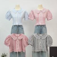 ราคา Heaha shop เสื้อคอบัวแขนตุ๊กตา (56409321327)