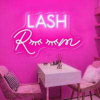 ราคา ป้ายไฟ ป้ายไฟร้าน ป้ายไฟตัวอักษร ป้ายไฟวิ่ง ป้ายไฟต่อขนตา ป้ายไฟled LASH （60x30cm） (22258669612)