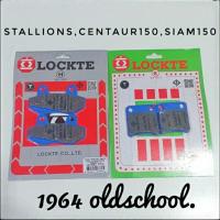 ราคา ผ้าเบรค (หน้า+หลัง)"Lockte" สำหรับ Stallions,Centaur150,cafe150,CT250Max,Siam70/150 (24506855220)