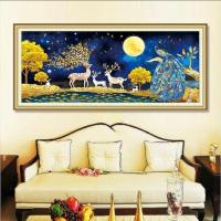 ราคา ชุดปักครอสติชเส้นด้าย 11CT Cross stitch (ปัก3 เส้น) ครอสติชผ้าพิมพ์ลาย งานฝีมือ DIY งานเย็บ... (24898141864)