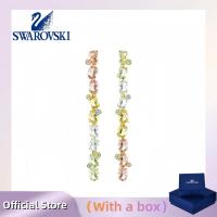 ราคา SWAROVSKI เครื่องประดับเงินแท้ ส925 (พร้อมกล่อง)สวารอฟสกี้ ต่างหูทรงหยดน้ํา อัญมณี ฟีเจอร์ดีไซน์อสมมาตรตัดผสมสไตล์ยาว (46960745011)