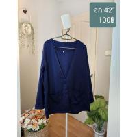 ราคา เสื้อคลุม (คล้ายสูทไม่มีปกคอ) สาวอวบ (22634934397)