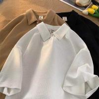 ราคา Basic Men Polo Plain Short Sleeve Polo Casual Unisex Polo Tee 6 สี (55560445137)