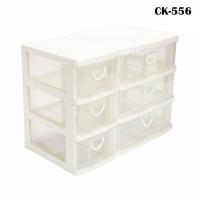 ราคา กล่องลิ้นชัก Keyway 3 ชั้น 6 ช่อง รุ่น CK-556 (16398225245)