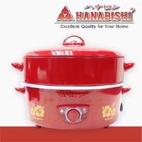 ราคา Hanabishi กระทะไฟฟ้า ฝาทึบ + ซึ้ง HEP10S กระทะไฟฟ้าพร้อมซึ้งนึ่ง กะทะ 10 นิ้ว กระทะนึ่ง อุ่น ตุ๋น กะทะไฟฟ้า รุ่น HEP-10S (5682023246)
