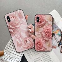 ราคา ระยับ แฟชั่น เคส iPhone X Xr Xs XsMax Max สีชมพูนุ่ม (48360642988)