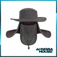 ราคา MATAHARI OUTDOOR CAMPING FISHING HAT หมวกกันแดดป้องกันรังสียูวี / หมวกตกปลา / หมวกแคมป์ปิ้ง / หมวกญี่ปุ่น (27344190400)