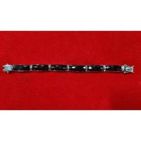ราคา ข้อมือนิลเจียเหลี่ยมตัวเรือนเงินแท้ชุบทองคำขาว (27575258625)