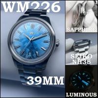 ราคา [Pre-order][ออโต้] WM Watch WM226 ICE Crack Watch 39MM Dome Sapphire Seiko NH35 นาฬิกาผู้ชาย (57258538690)