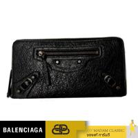 ราคา NEW กระเป๋าสตางค์ BALENCIAGA ZIP AROUND LONG WALLET (BLACK) [2530361000] (29619691694)