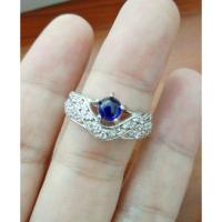 ราคา แหวนพลอยไพลิน พลอยแท้ หลังเบี้ย สวยค่ะ (25900999570)