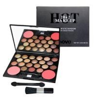 ราคา novo Matte Eyeshadow disc Powder Palette อายแชโดว์ทาตาโทนนุ้ดชมพู (3886894829)