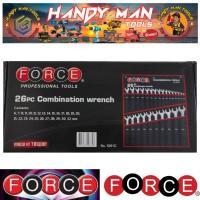 ราคา FORCE ชุดประแจแหวนข้างปากตาย 26 ชิ้น รุ่น 5261C # ออก..ใบเสร็จ-ใบกำกับภาษี..ได้ครับ.. (26118056268)