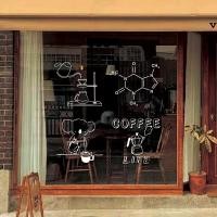 ราคา ป้ายสติ๊กเกอร์ PVC สำหรับหน้าต่างร้านกาแฟ ประตูกระจก ตกแต่งพื้นหลังเคาน์เตอร์บาร์ สติ๊กเกอร์ติดผนัง กันน้ำ กันความชื้น (26780037111)