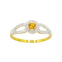 ราคา Happy Jewelry แหวนพลอย เพชรล้อมพลอย บ่าเพชรคู่แหวนเพชร แหวนทองเพชรแท้ ทองแท้ 37.5% PL110 ฟรีกล่องโบว์ (12397427943)
