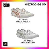 ราคา Onitsuka Tiger Mexico 66 SD Sneakers variation7 (WHITE/ROSE GOLD, WHITE/PURE SILVER) (45956271234)