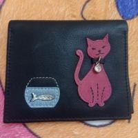 ราคา ส่งฟรี ป้าย530- กระเป๋าใส่บัตร/บัตรเครดิต jacob แท้% สีดำหนังแท้ (2343600687)