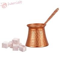 ราคา เครื่องชงกาแฟ ฮาร์ริตต์ ทองแดงโบราณมองด้ามโลหะหม้อกาแฟทองแดงตุรกีหนาเรียบง่ายทนทานที่ทําด้วยมือเนยละลายชา (55361023129)