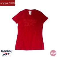 ราคา KATUN Reebok เสื้อยืดผู้หญิง สีแดงเข้ม / เสื้อยืดผ้าฝ้ายผู้หญิง Reebok ของแท้ 100% (10612155808)