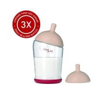 ราคา ขวดนม Mimijumi เสมือนเต้านมแม่ แบบจัดเซ็ท B ขนาด 8oz. 3 ขวด + จุกนมสำรอง (1939508846)