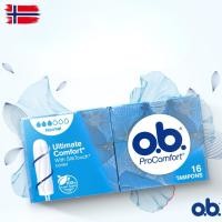 ราคา o.b ผ้าอนามัย แบบสอด Pro comfort made in EU รุ่น ปกติ 16 ชิ้น (42211316304)