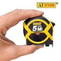 ราคา AT INDY ตลับเมตร 5 เมตร หุ้มยาง+ABS 5ม.x25มม. T511(คละสี) (54207744212)