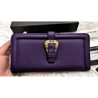 ราคา ใหม่!! VERSACE JEANS COUTURE WALLET IN VIOLET ต้นฉบับ (55407472864)