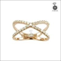 ราคา แหวนเงินแท้ ประดับเพชรCZ ชุบพิงค์โกลด์ มีเสน่ห์น่ามอง (2202525101)