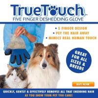 ราคา True Touch ถุงมือแปรงขนหมา/แมว/สุนัข หวีขนหมา/ขนแมว (642724153)