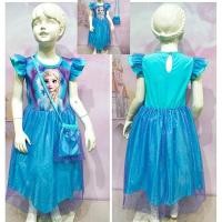 ราคา เดรสยาวFrozenแถมฟรีกระเป๋าสะพายข้าง (4550387965)